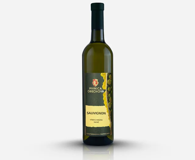 Pivnica Orechová Sauvignon 2025 víno suché výběr z hroznů