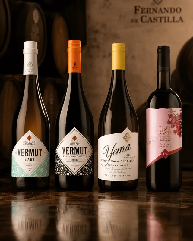 Fernando de Castilla Letní sada vín 4 lahve fino + vermut