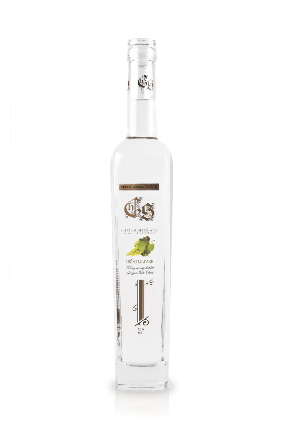 Chateau Selešťany Iršai Oliver destilát 52%