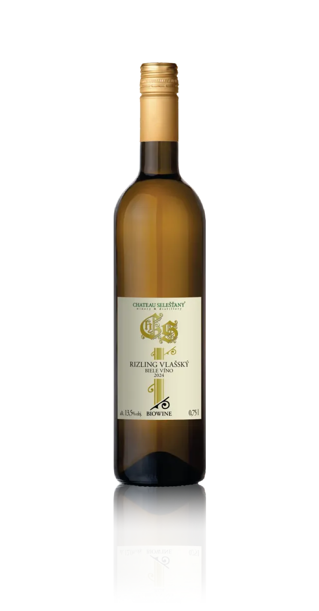 Chateau Selešťany BioWine Rizling vlašský 2024 bílé suché víno