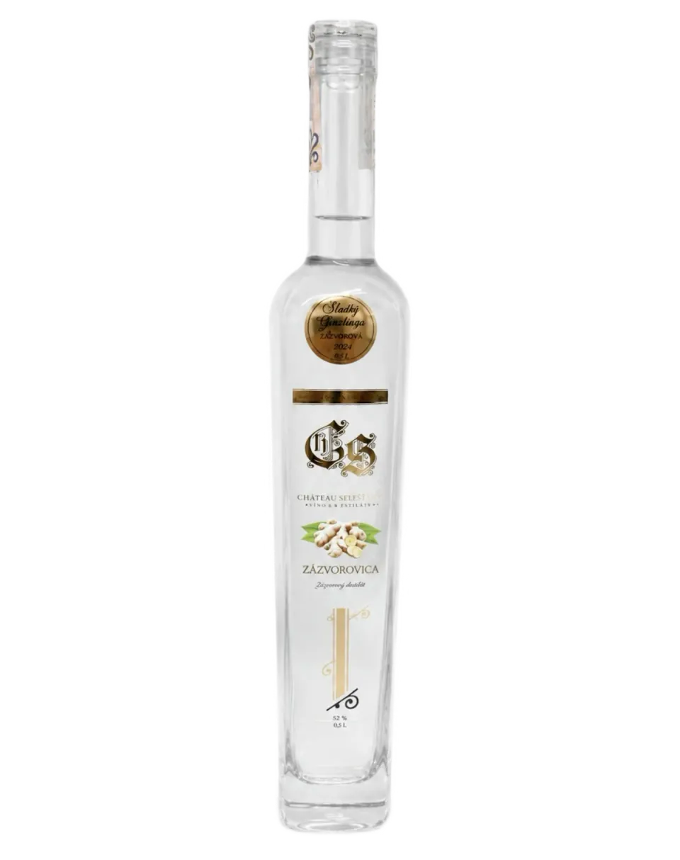 Chateau Selešťany Zázvorovica destilát 52% zázvor