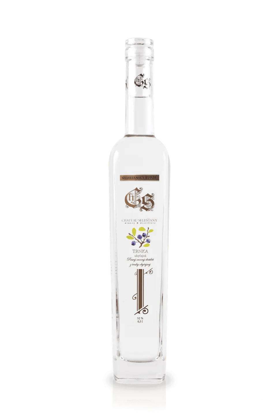 Chateau Selešťany Trnkovica 52% trnková pálenka