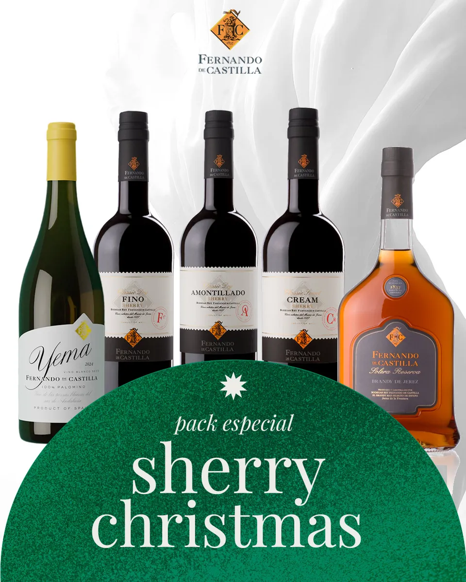 Fernando de Castilla Sherry Christmas sada 5 lahví