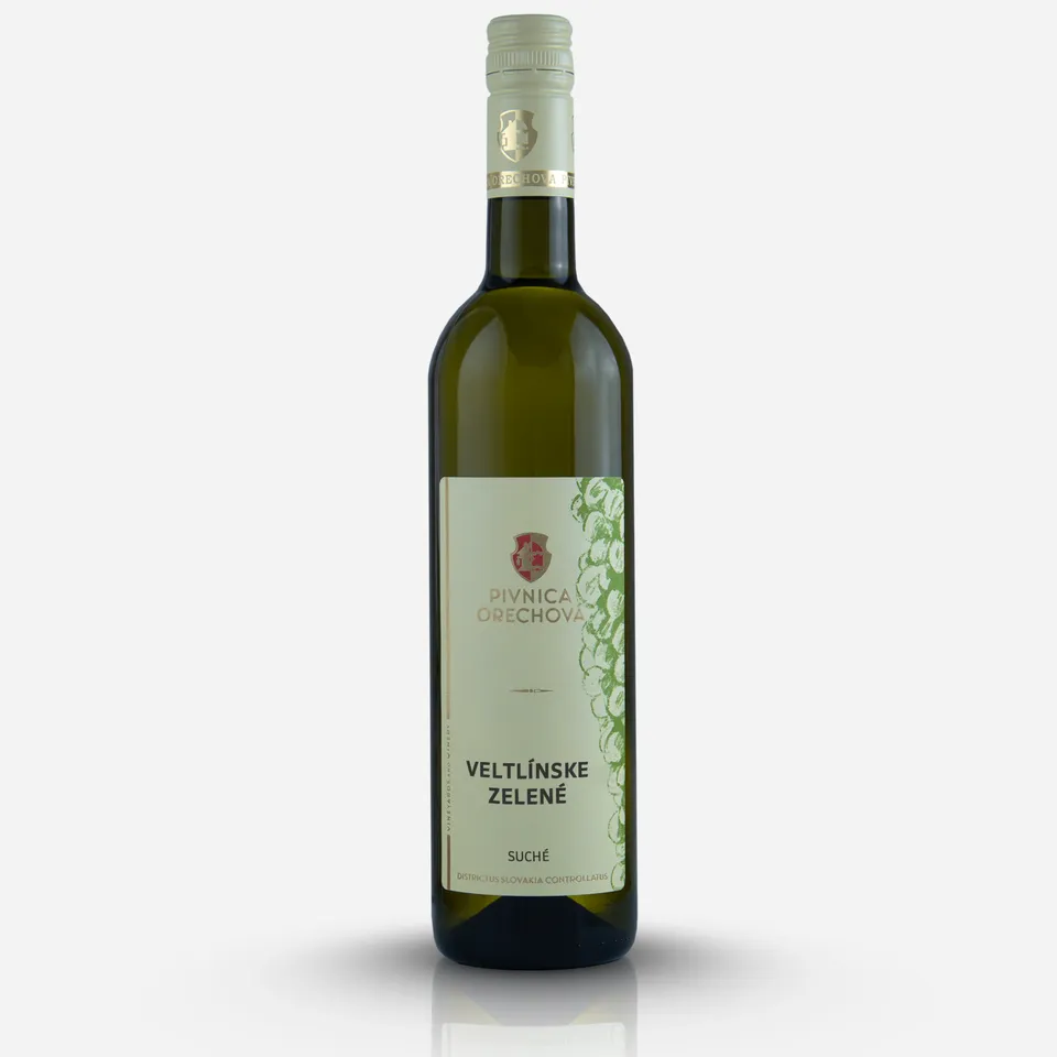 Pivnica Orechová Veltlínské zelené 2024 suché bílé víno