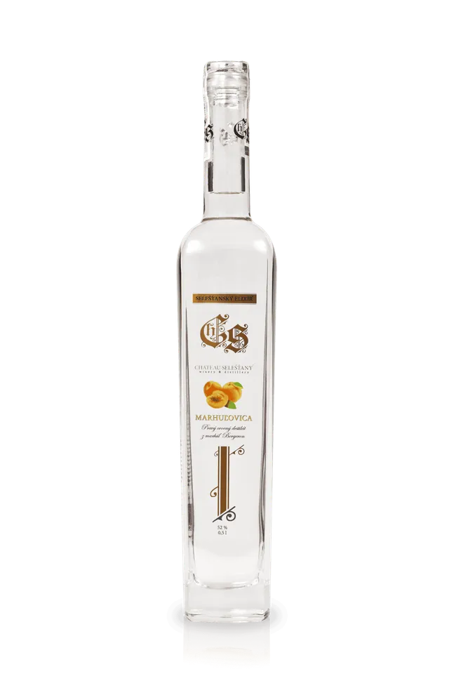 Chateau Selešťany Bergeron meruňkovice 52% francouzská