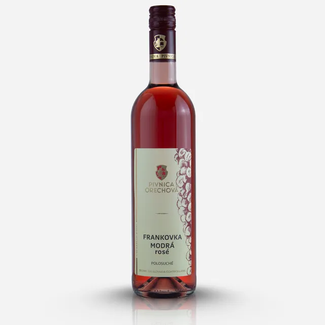 Pivnica Orechová Frankovka modrá Rosé 2025 růžové víno