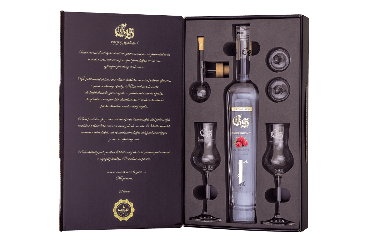 Chateau Selešťany degustační sada malá 2 skleničky