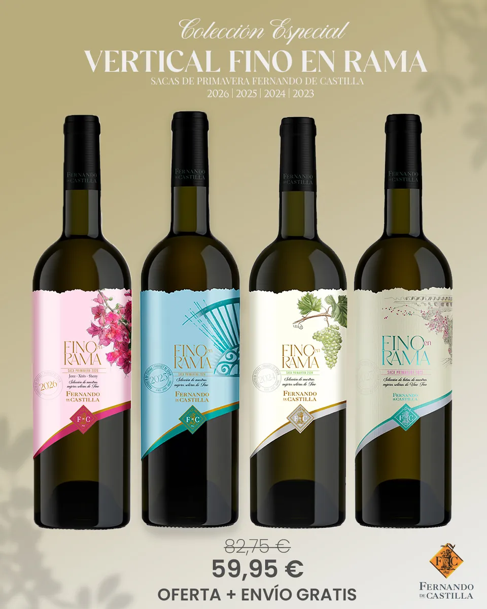 Fernando de Castilla Fino en Rama Vertical sherry 4x0,75 l suché