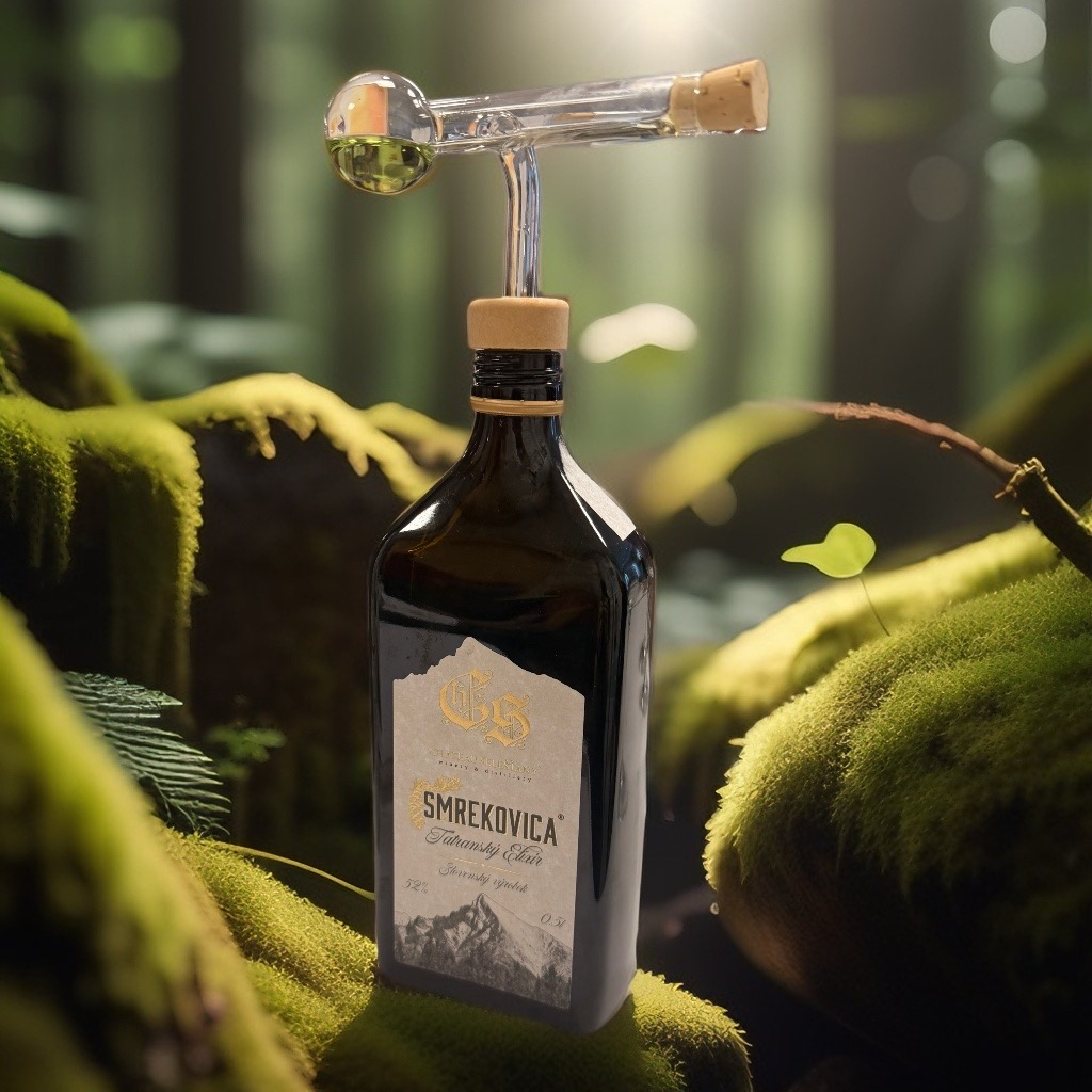 Chateau Selešťany Smrekovica destilát 52% smrk