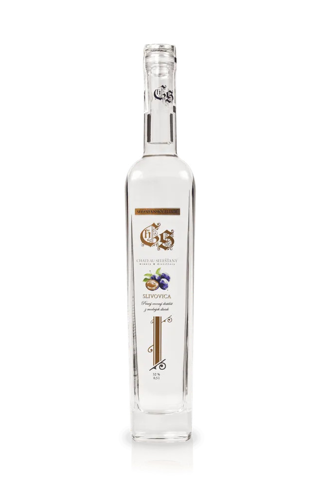 Chateau Selešťany Slivovica Stanley 52% slivovice švestková