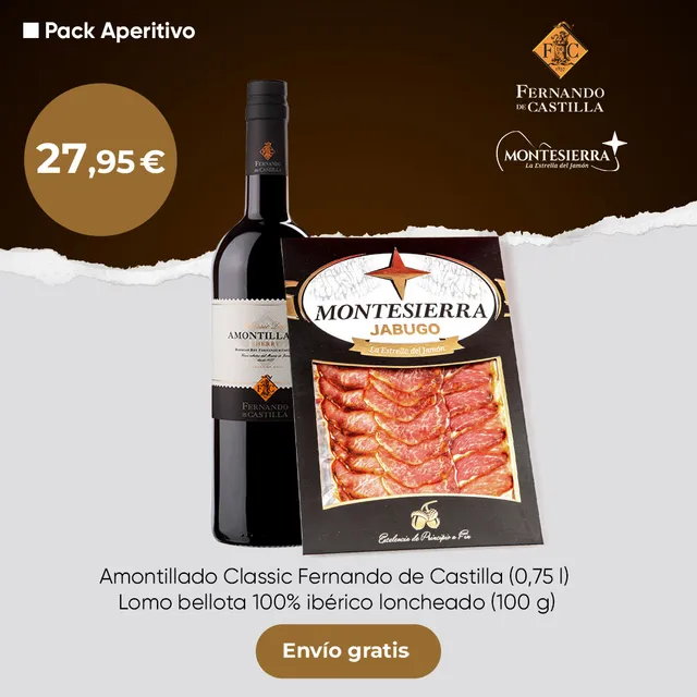 Fernando de Castilla Aperitivo dárkový set amontillado a lomo