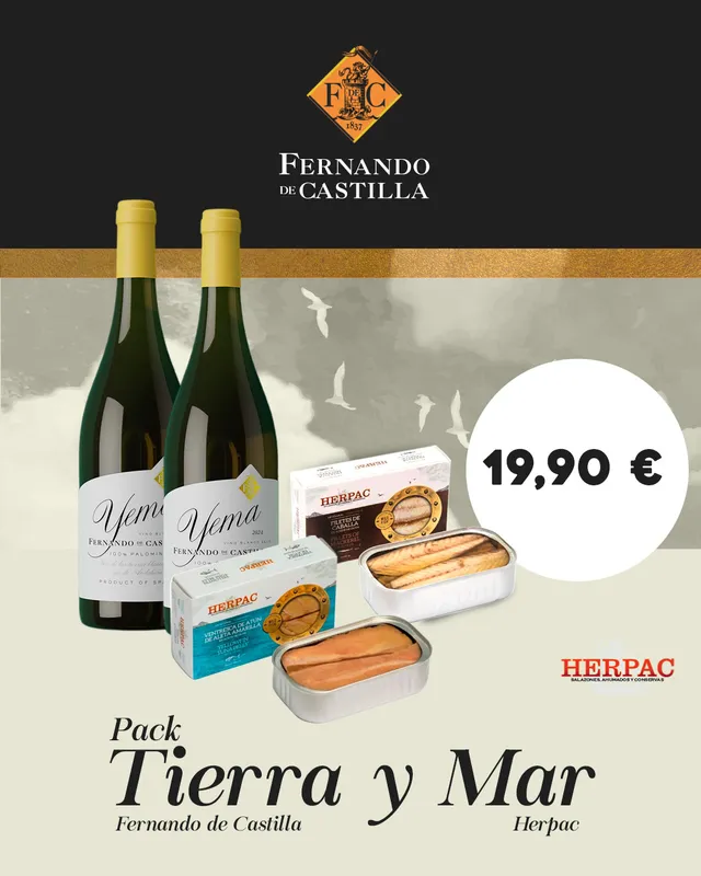 Fernando de Castilla Tierra y Mar dárkový set 4ks suché