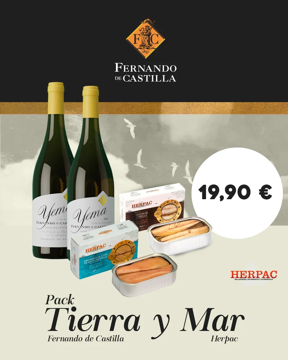 Fernando de Castilla Tierra y Mar dárkový set 4ks suché