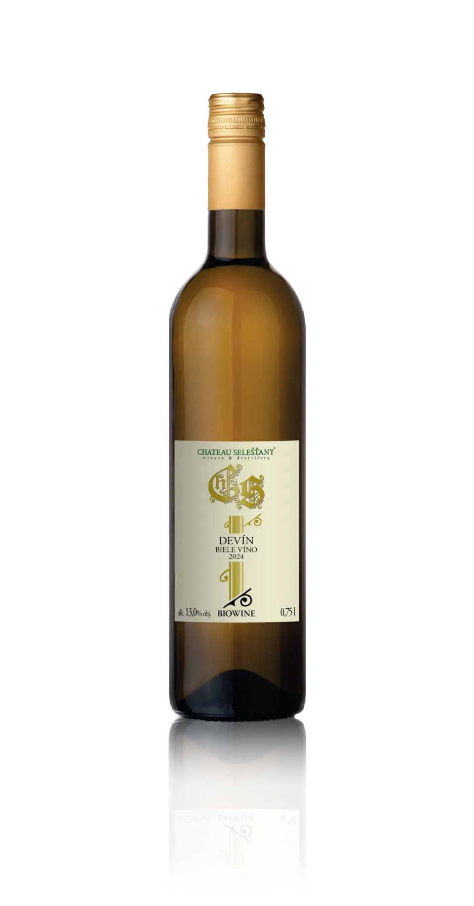 Chateau Selešťany Devín 2024 biovíno bílé aromatické