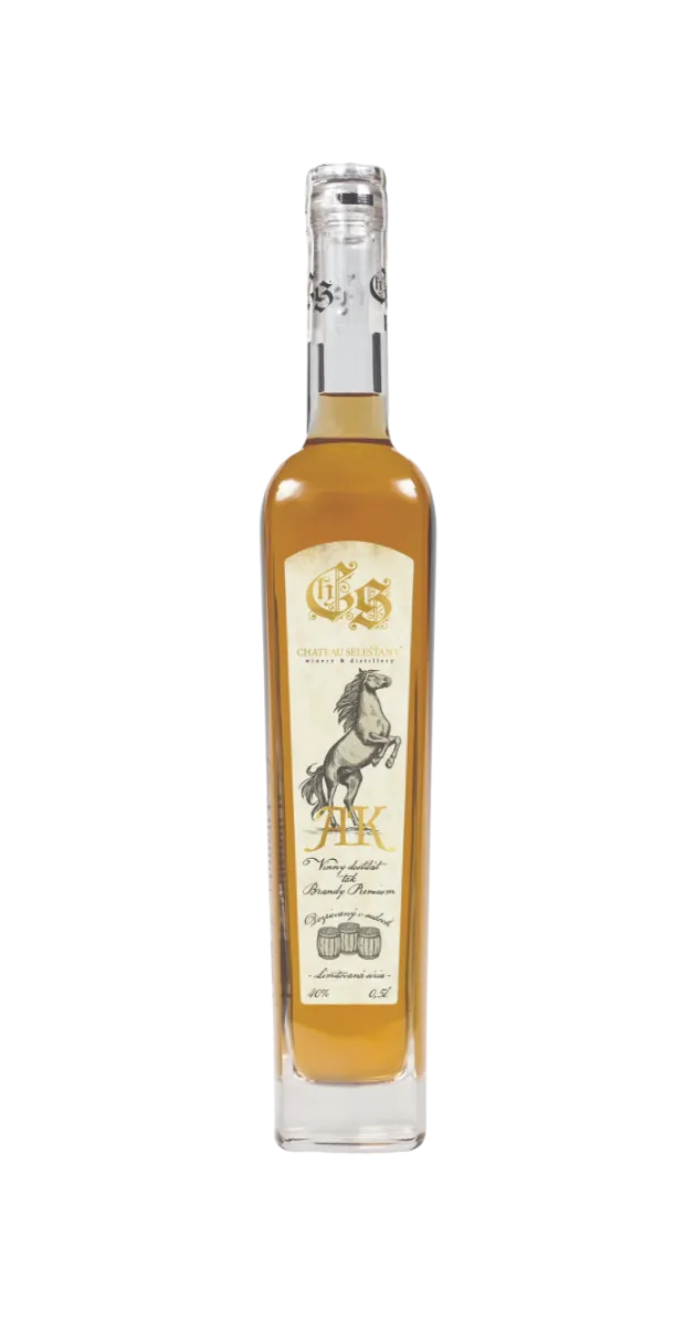 Chateau Selešťany Premium Brandy špeciál 40% vinný destilát
