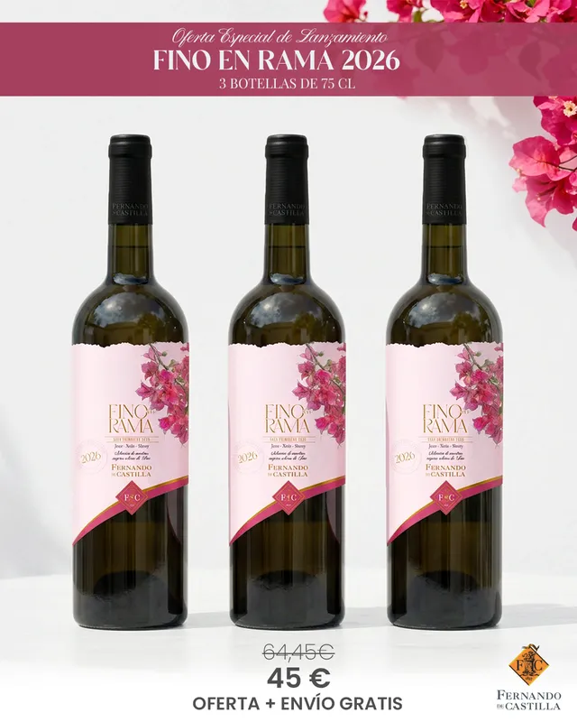 Fernando de Castilla Fino en Rama 2026 sherry 3x0,75 l suché