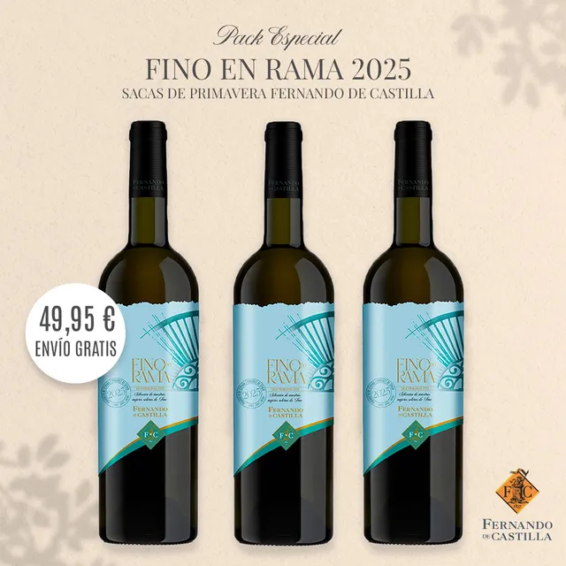 Fernando de Castilla Fino en Rama 2025 sherry 3x0,75 l suché