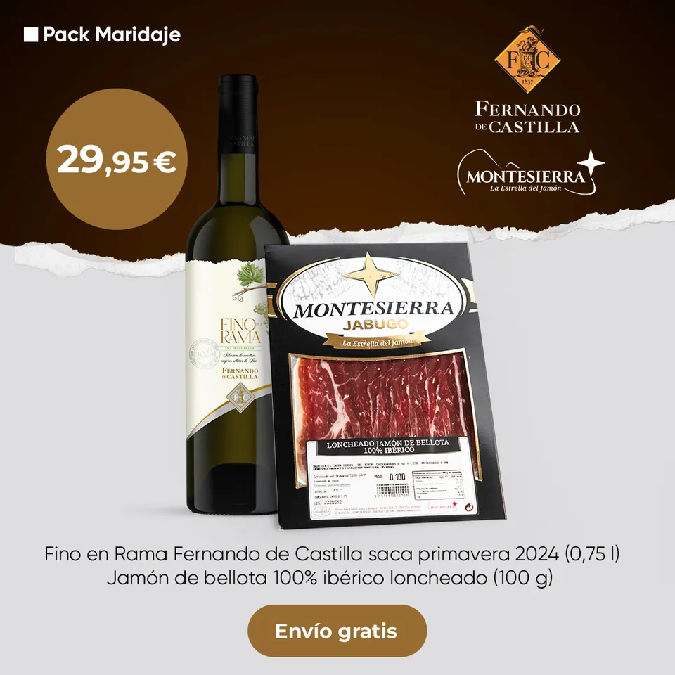 Fernando de Castilla Pack Maridaje fino sherry 0,75 l + šunka