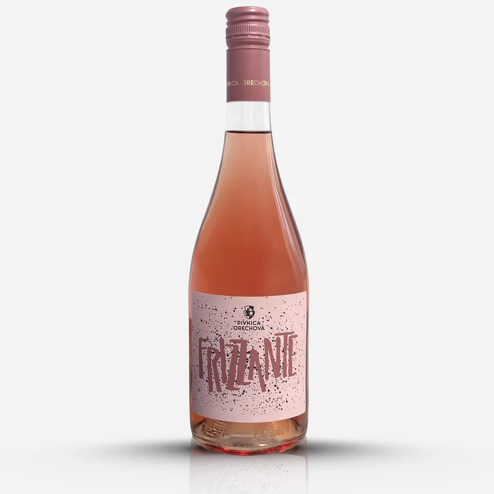 Frizzante Orechová Rosé polosuché perlivé víno