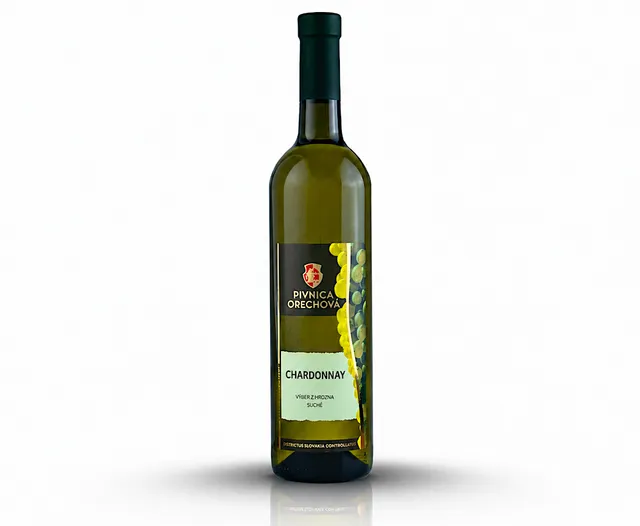 Pivnica Orechová Chardonnay 2024 bílé víno výběr z hrozna