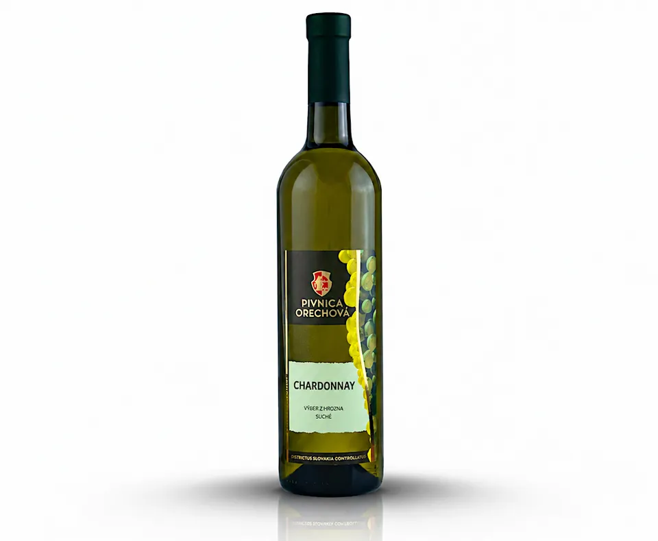 Pivnica Orechová Chardonnay 2024 bílé víno výběr z hrozna