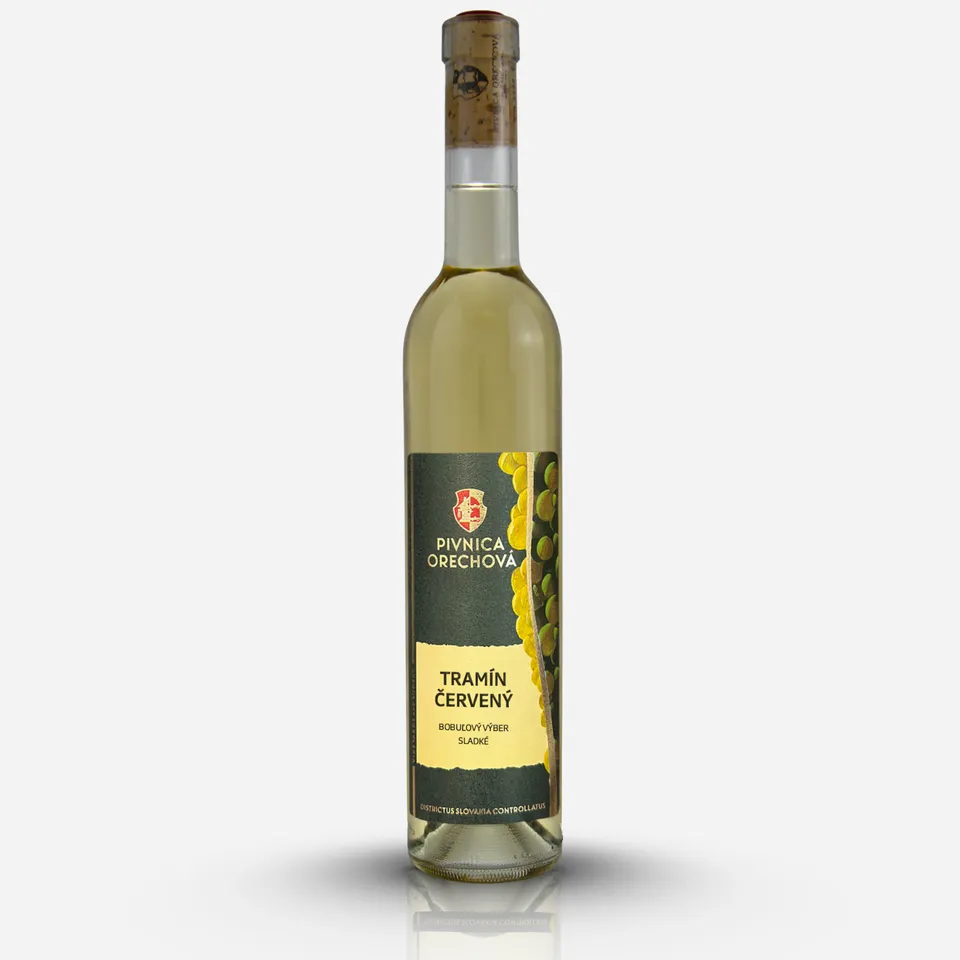 Pivnica Orechová Tramín červený 2022 bobulový výběr sladké víno