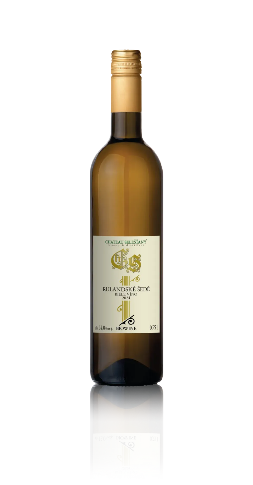 Chateau Selešťany Rulandské šedé BioWine 2024 bílé víno